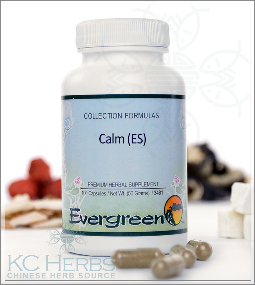 A bottle of Calm ES to help with stress management
