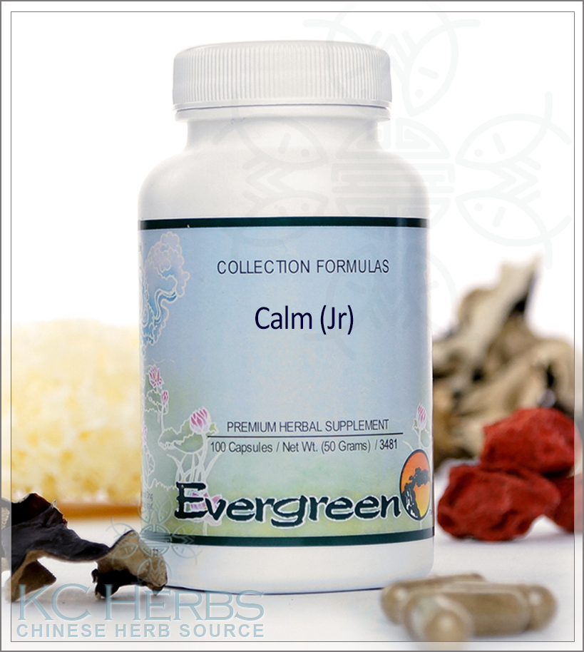 a bottle of Calm JR Evergreen good for treating ADHD